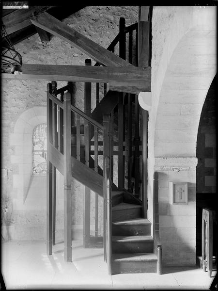 Escalier de la tribune