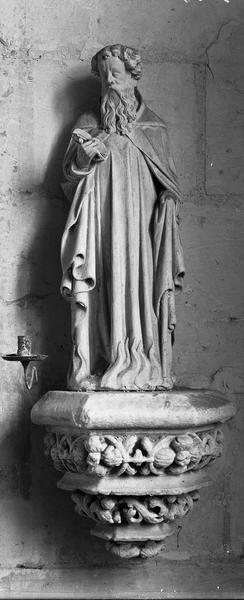 Statue de saint Antoine des Ardents - © Ministère de la Culture (France), Médiathèque du patrimoine et de la photographie, diffusion RMN-GP