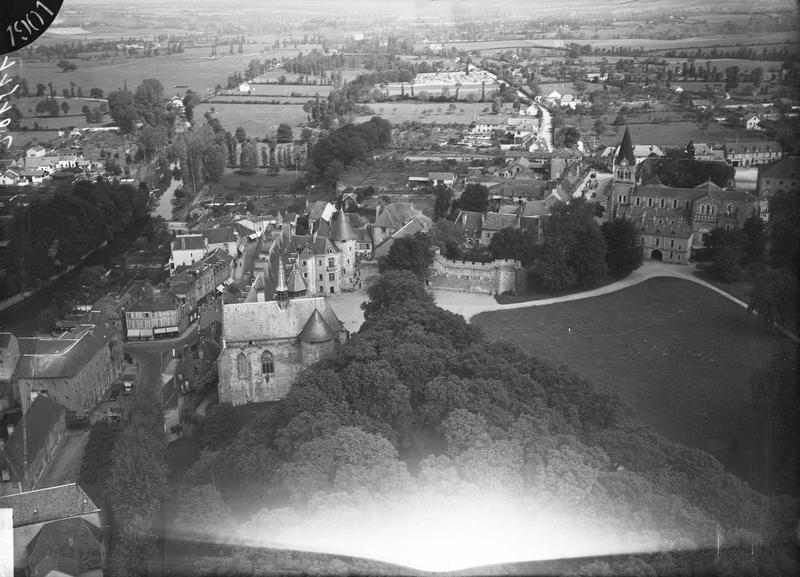 Partie de la ville, vue aérienne