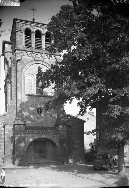 Clocher, façade ouest