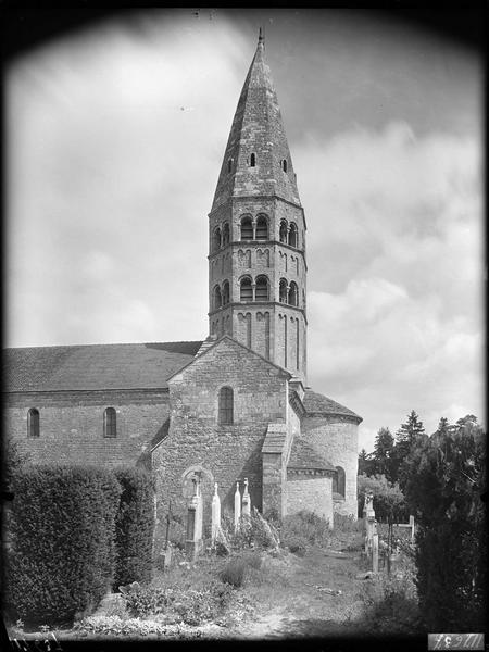 Clocher et chevet côté sud