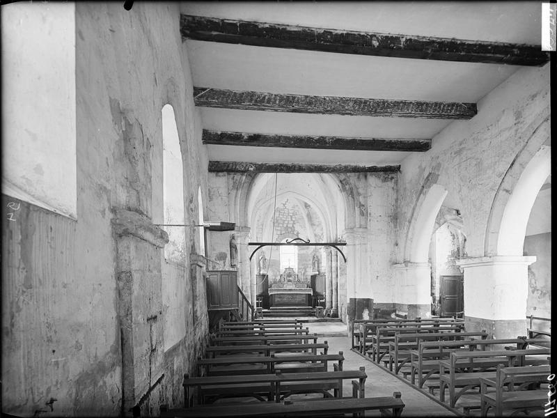 Intérieur de la nef et du choeur