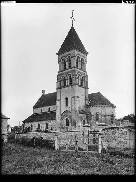 Ensemble sud-est, abside et clocher