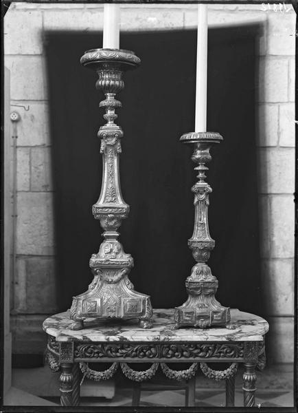 Chandeliers en argent du maître-autel - © Ministère de la Culture (France), Médiathèque du patrimoine et de la photographie, diffusion RMN-GP