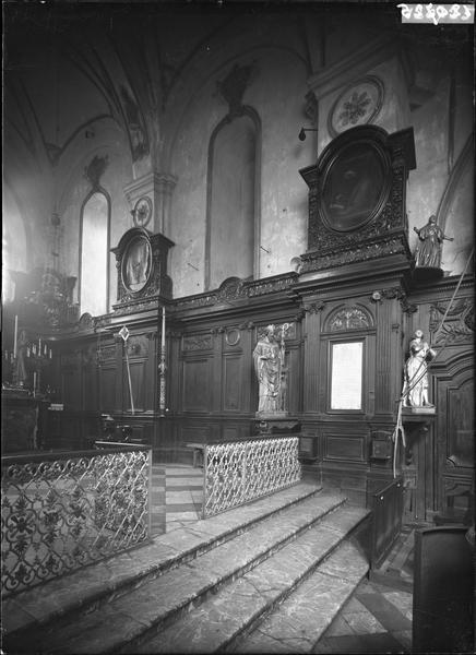 Boiseries du choeur, côté droit