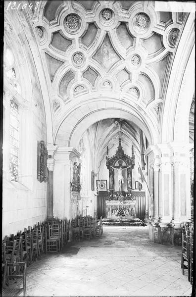 Intérieur de la chapelle, état actuel