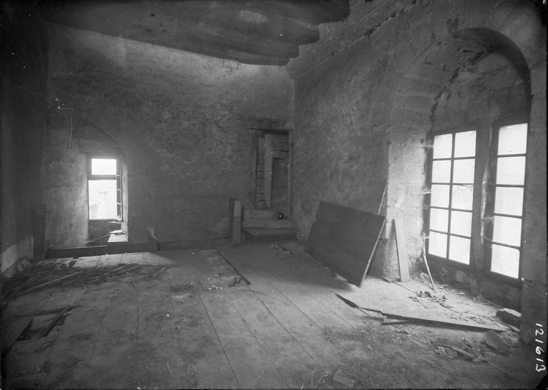 Fouille de Cluny, moulin, intérieur