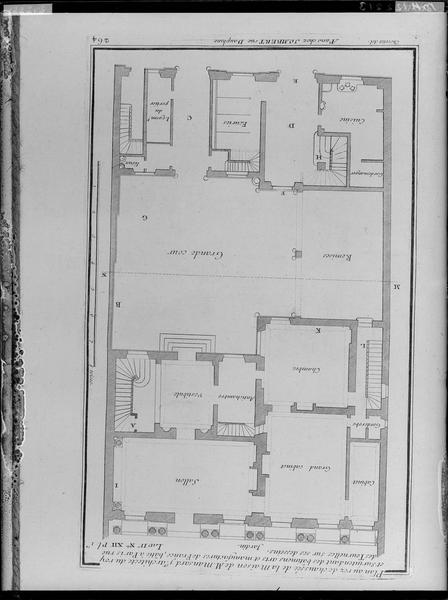 Plan du rez-de-chaussée. Plan du rez-de-chaussée