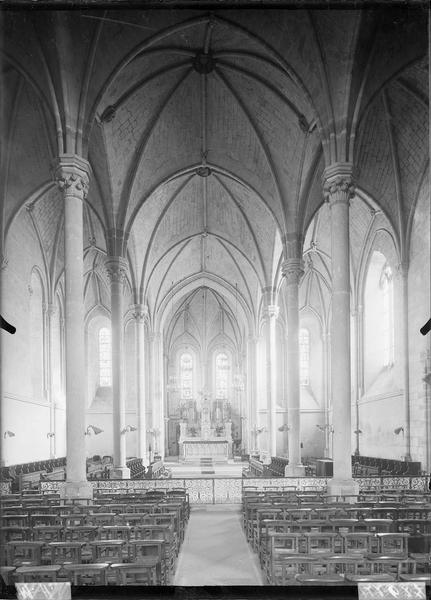 Intérieur du choeur, ensemble vu vers l'est