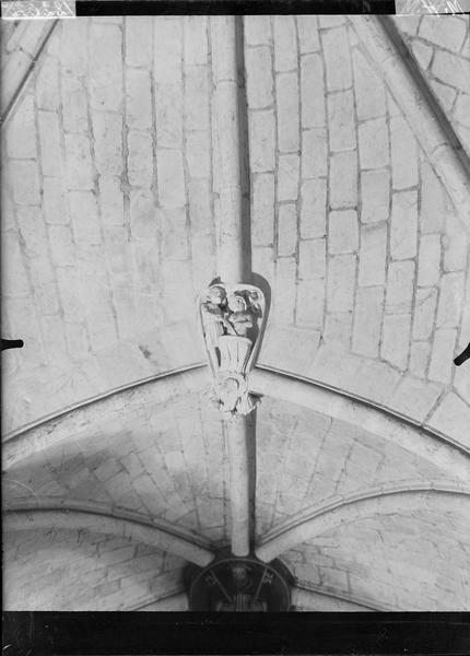 Baptême, détail de voûtes de la chapelle de la Vierge