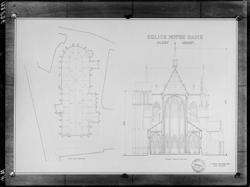 Plan et coupe des toitures. Plan et coupe des toitures