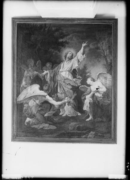 Christ servi par les anges, tableau