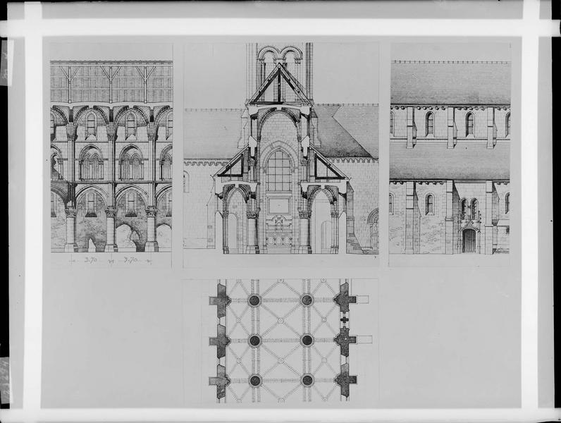 Coupe et élévation. Coupe et élévation