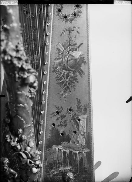 Harpe de Marie-Antoinette, détail