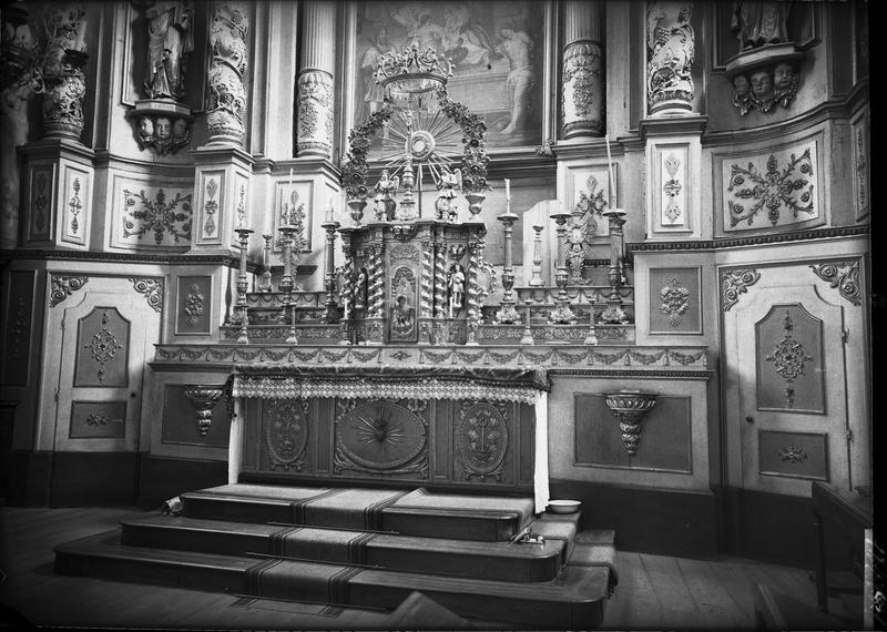 Retable, détail du tabernacle - © Ministère de la Culture (France), Médiathèque du patrimoine et de la photographie, diffusion RMN-GP