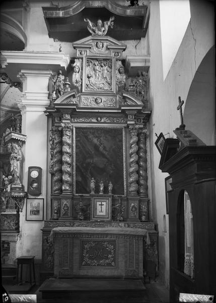 Petit retable du bas-côté sud - © Ministère de la Culture (France), Médiathèque du patrimoine et de la photographie, diffusion RMN-GP