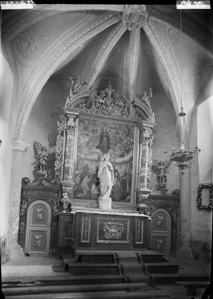 Retable de la chapelle latérale sud