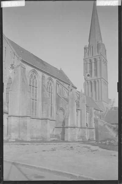 Façade sud après le bombardement de 1944