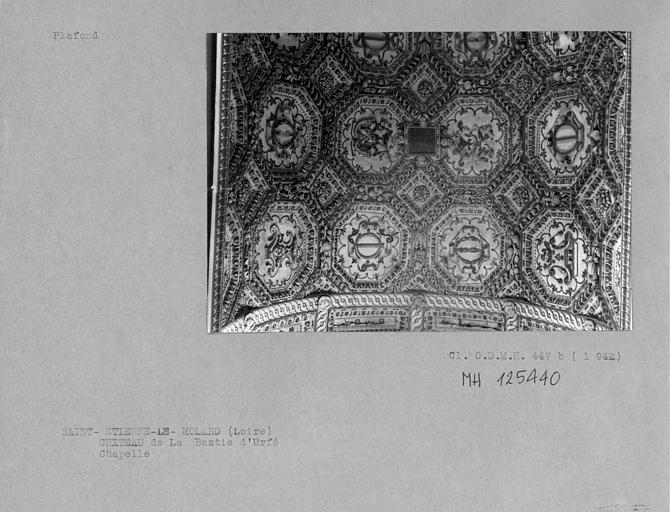 Plafond de la chapelle