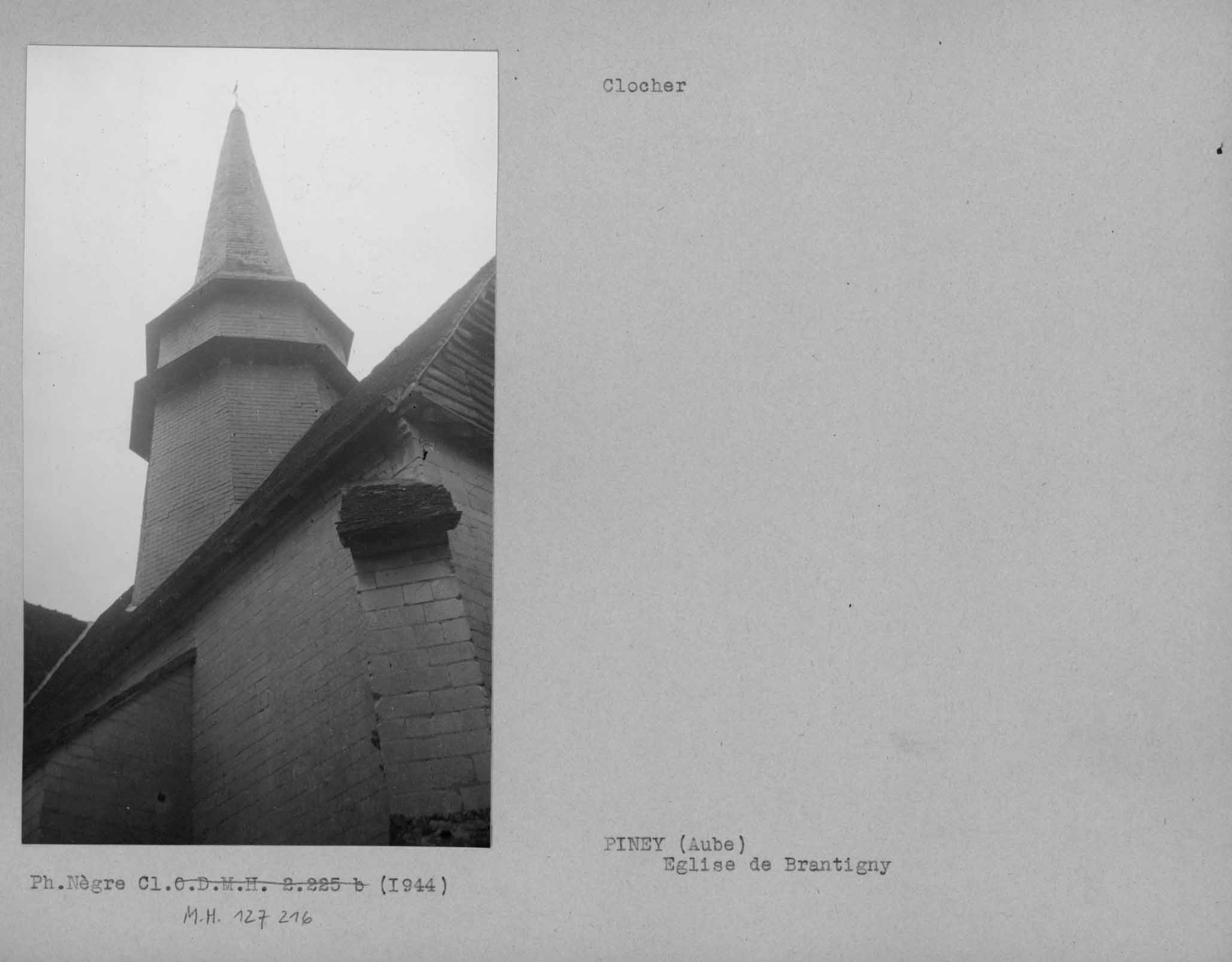 Clocher de l'église à pans de bois