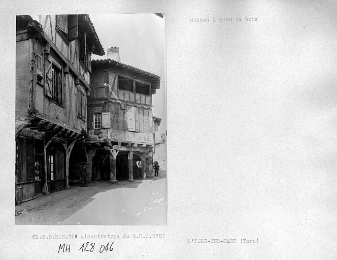 Façade à pans de bois