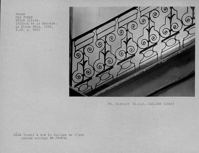 Escalier et rampe en fer forgé