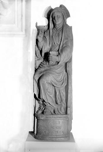 Vierge sage, statue en  bois, Flandres, n° 69