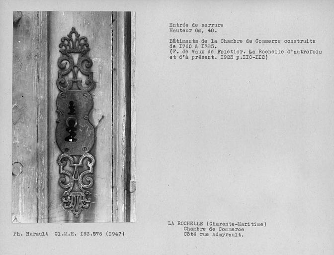 Entrée de serrure