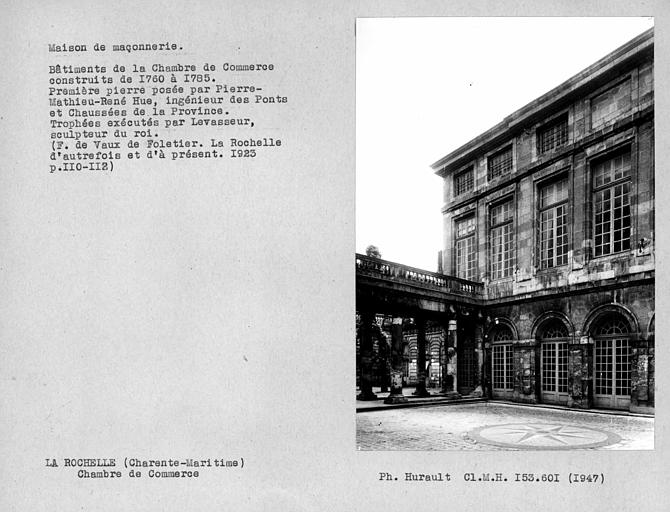 Façade nord sur cour
