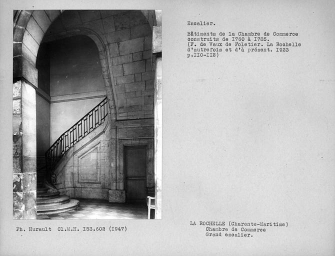 Vue d'ensemble du grand escalier
