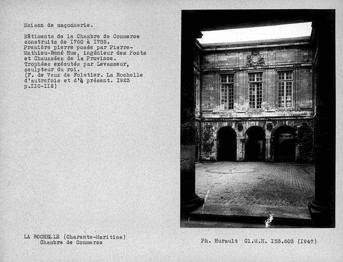 Façade est sur cour