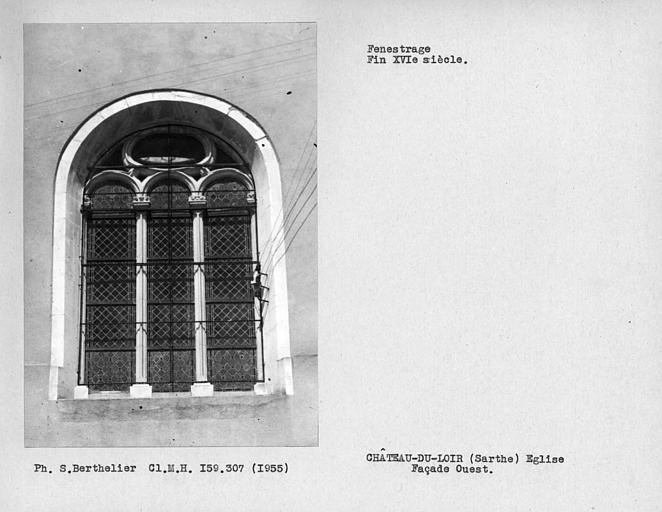 Fenestrage de la façade ouest