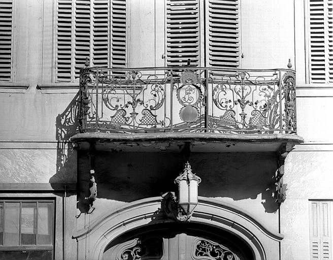 Détail du balcon