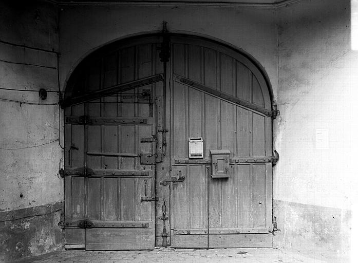 Porte, vue intérieure