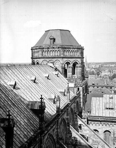 Elévation sud : coupole de la croisée du transept