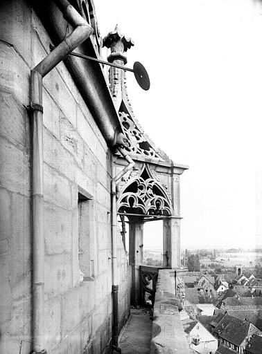 Vue de la balustrade du clocher