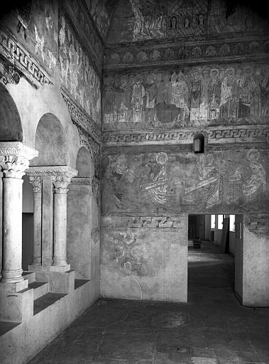 Relevés de fresques de l’église de Saint-Chef : chapelle haute, croisillon nord