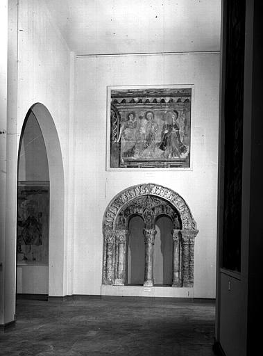 Salles de l'ancien musée de la fresque consacrées à Souday et à l'église Saint-Aubin d'Angers