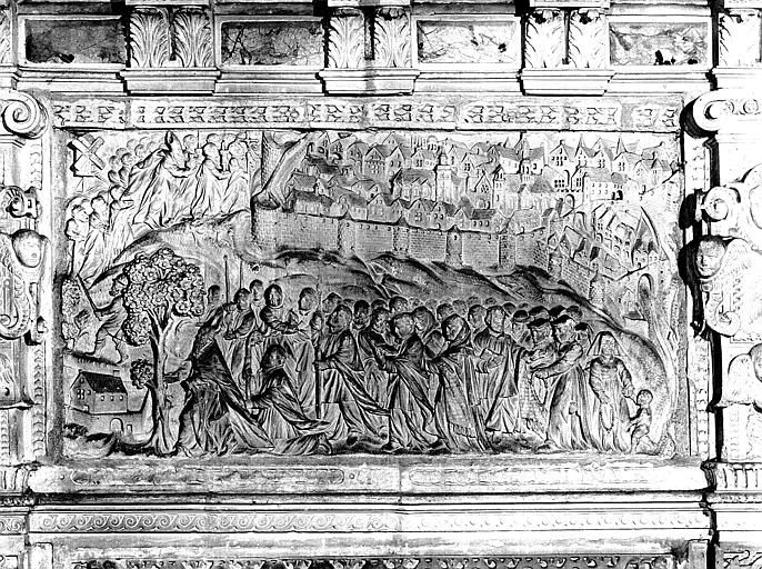 Bas-relief : Miracles de l'église de Saint-Mammes