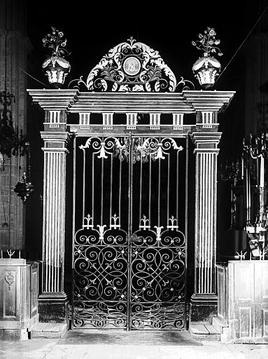 Grille du choeur, côté du transept