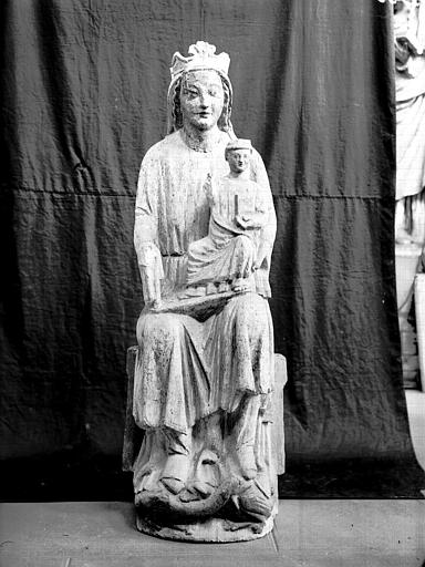 Statue en bois, Vierge à l'Enfant
