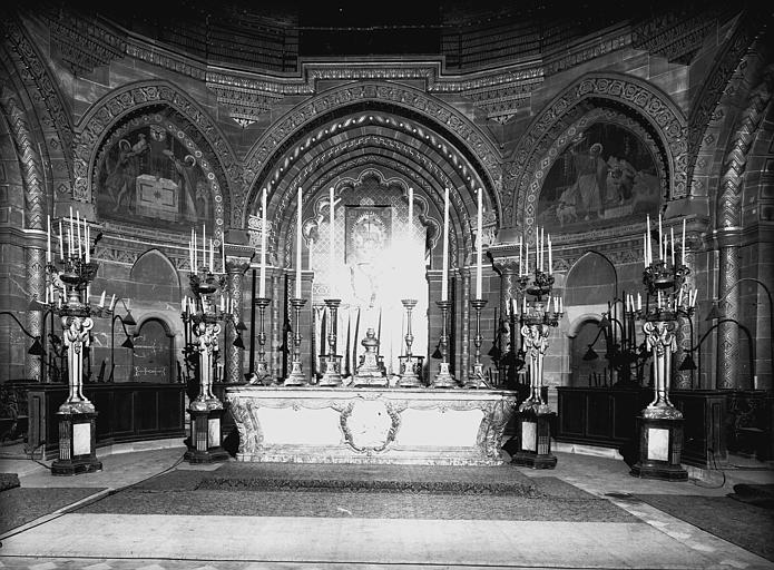 Abside, vue d'ensemble, partie inférieure