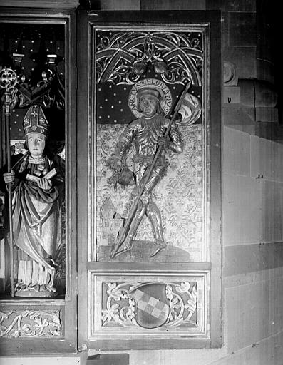 Retable de Dangolsheim, bois peint et sculpté, volet senestre, saint André