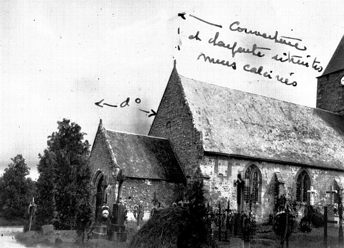 Façade ouest et vue latérale sud