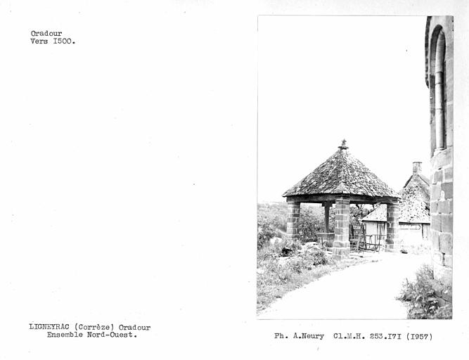 Extérieur, ensemble de l'oratoire, angle nord-ouest