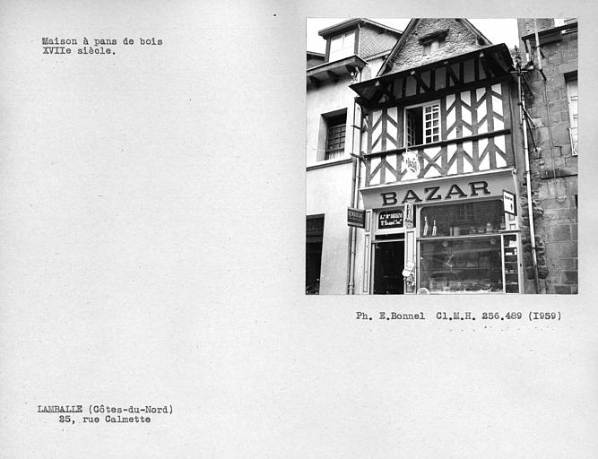 Façade à pans de bois
