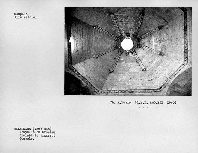 Ensemble de la coupole de la croisée du transept