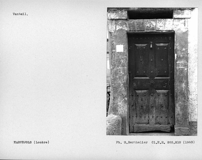 Porte et vantail