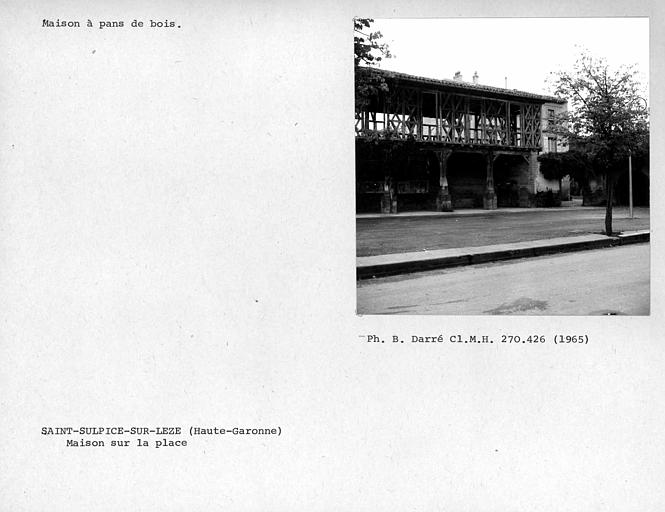 Ossature à pans de bois de la maison