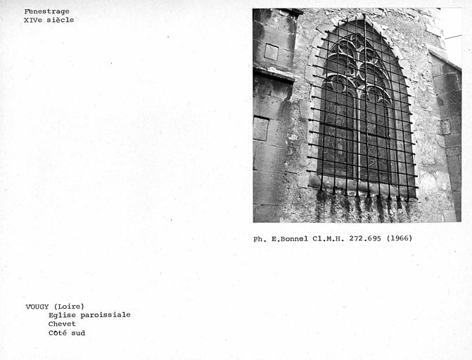 Fenestrage du chevet côté sud